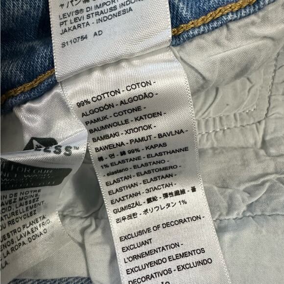 NWT Levi’s Premium Ribcage Straight Ankle Jeans Light Wash - Picture 9 of 11